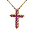 Крест из желтого золота