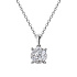 Колье из белого золота с бриллиантами 0,11 ct