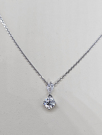 Подвеска из белого золота