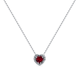 Колье из белого золота 0,545 ct