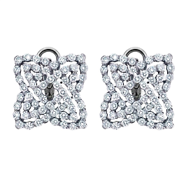 Серьги из белого золота