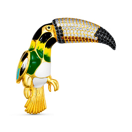 Брошь из серебра