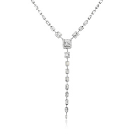 Колье из белого золота