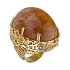 Кольцо из желтого золота с кварцем 129,44 ct