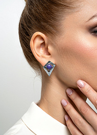 Серьги из серебра