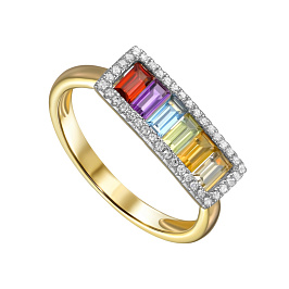 Кольцо из желтого золота