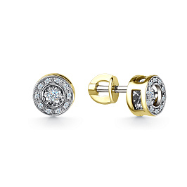 Серьги из желтого золота