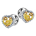 Серьги DANAYA  из белого золота с бриллиантами 2,02 ct