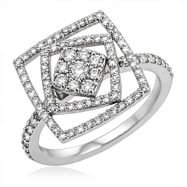 Эксклюзивное золотое кольцо с бриллиантами