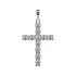 Крест ALROSA  из белого золота