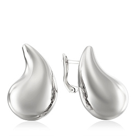 Серьги из белого золота