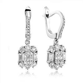 Серьги с бриллиантами