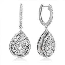 Серьги из золота с бриллиантами