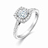 Кольцо из белого золота с бриллиантами 0,32 ct