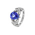 Кольцо из белого золота с танзанитом 1,65 ct