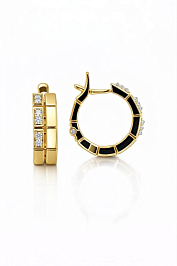 Серьги из белого золота