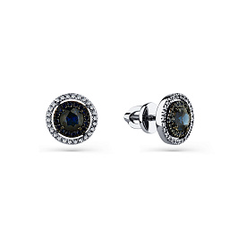 Серьги из белого золота с сапфирами 0,865 ct