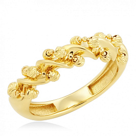 Кольцо из желтого золота (17.0)