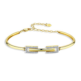 Браслет из белого золота с бриллиантами