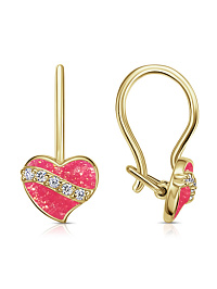 Серьги из желтого золота