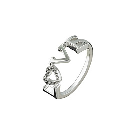 Кольцо из белого золота