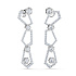 Серьги ALROSA  из белого золота