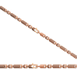 Цепь из розового золота