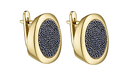 Серьги из желтого золота