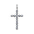 Крест ALROSA  из белого золота
