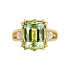 Кольцо из желтого золота с турмалином 9,76 ct