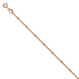 Цепь из розового золота