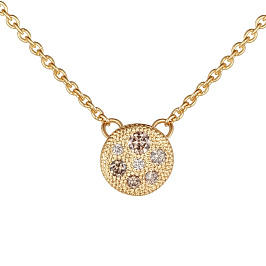 Колье из желтого золота