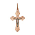 Крест из розового золота