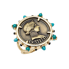 Кольцо из бижутерного сплава