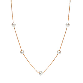 Колье из желтого золота