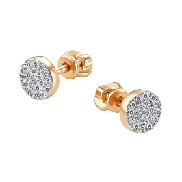 Серьги из желтого золота