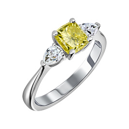 Кольцо DANAYA  из белого золота с бриллиантами 1,1 ct