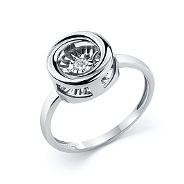 Кольцо из белого золота