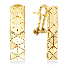 Серьги золотые