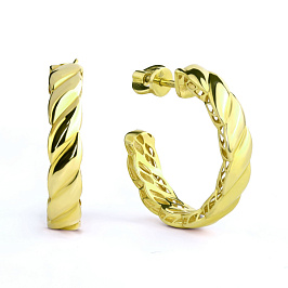 Серьги из желтого золота