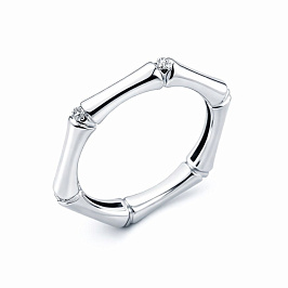 Кольцо из белого золота