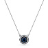 Колье из белого золота с сапфирами 0,408 ct