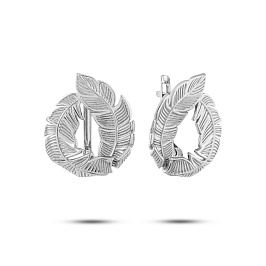 Серьги из белого золота