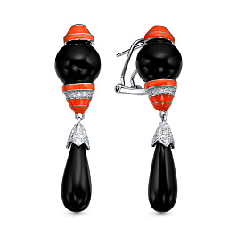 Серьги из серебра