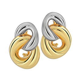 Серьги из белого золота