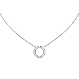 Колье из белого золота