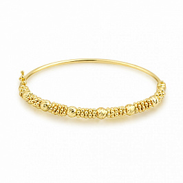 Жесткий браслет из золота