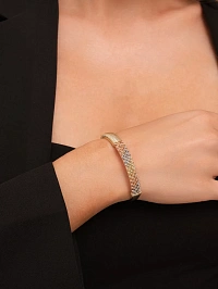 Браслет из комбинированного золота (17.5)