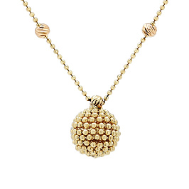 Колье из желтого золота