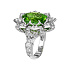 Кольцо из белого золота с турмалином 11,15 ct